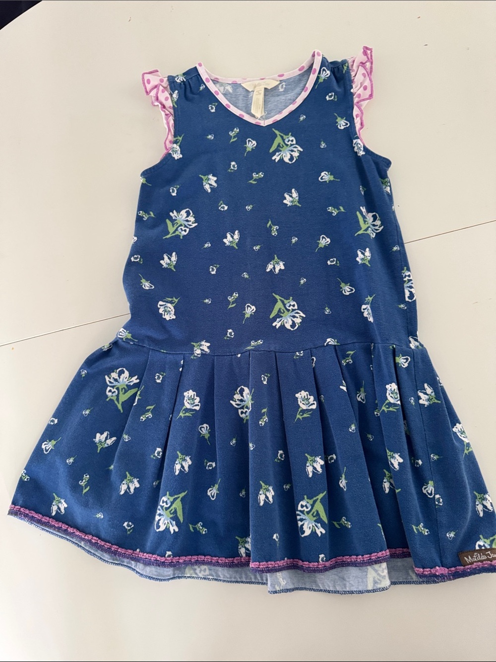 Matilda Jane Size 8 Blue Floral Dress